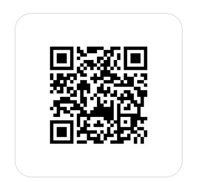 A black and white QR code on a white background.