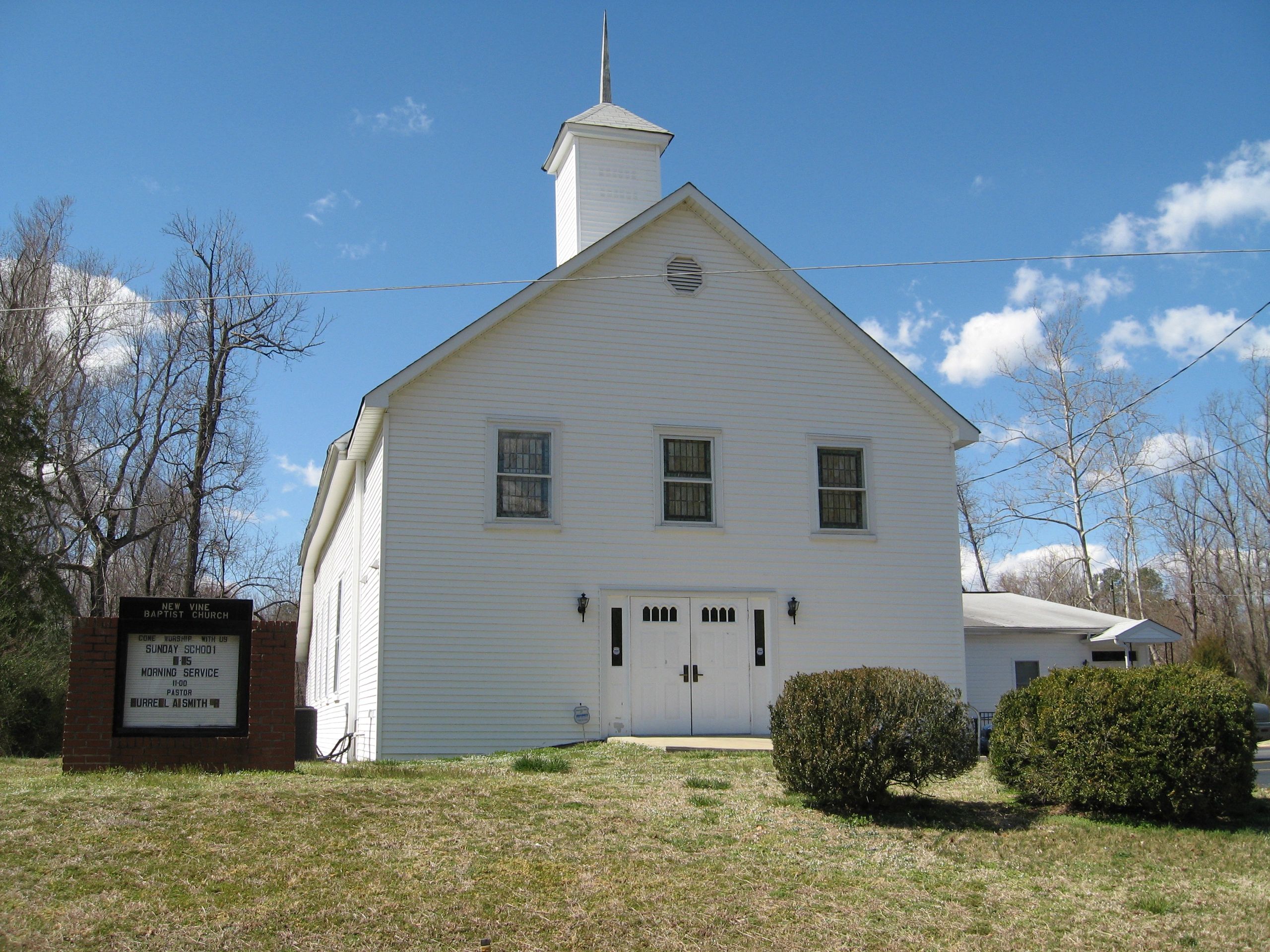 New Vine Baptist Church cover