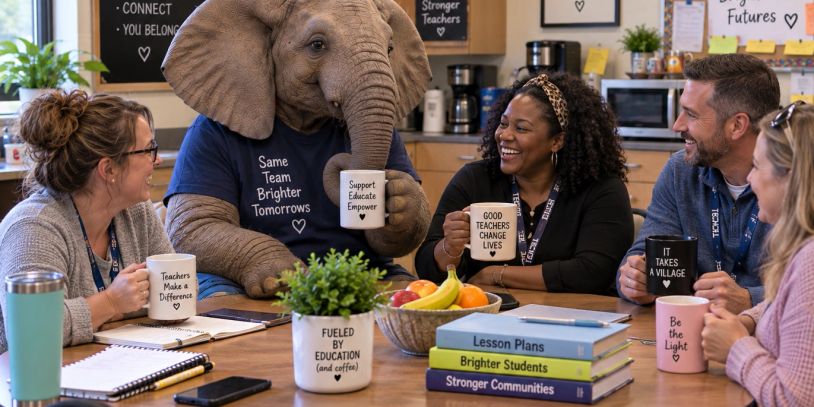 Teachers needing to deal with job stress and grief.
