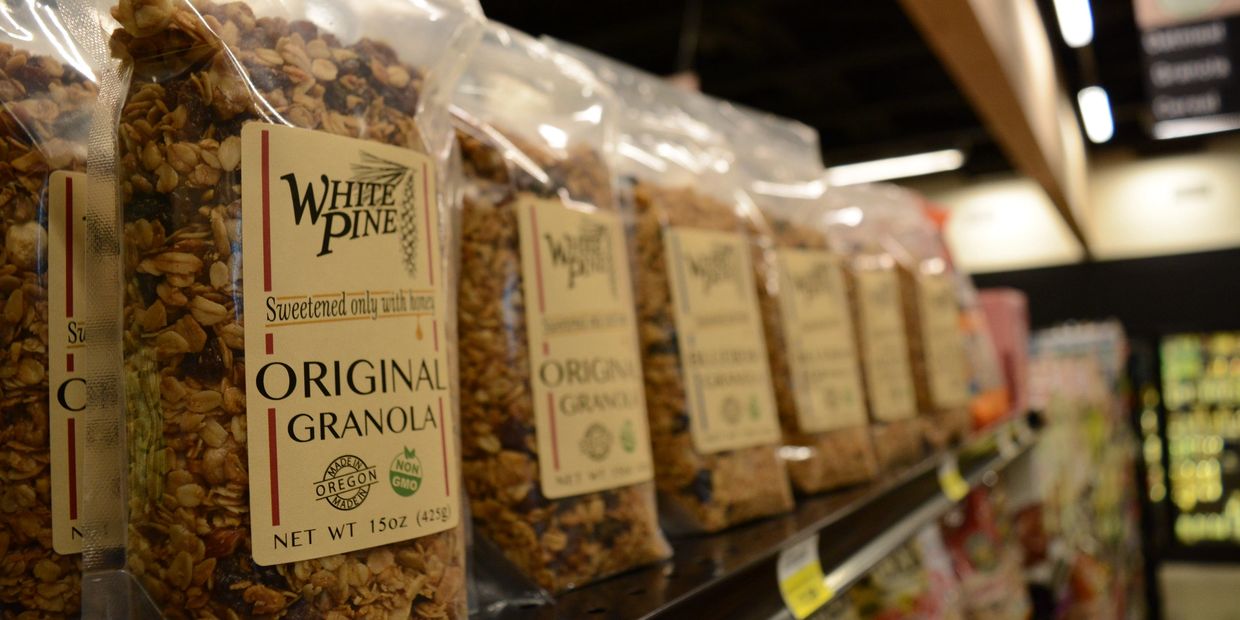 White Pine Granola in market