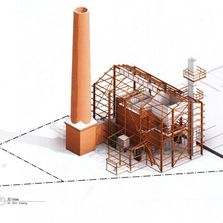 The historic Boral Plasterboard factory is currently being restored and will  be a cafe.