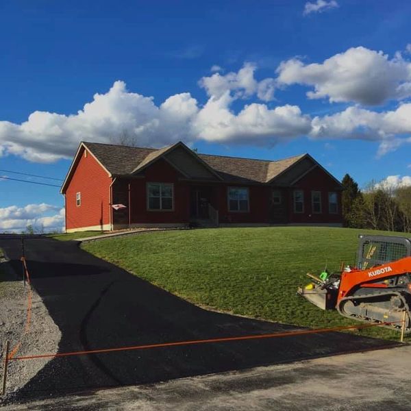 asphalt paving driveway