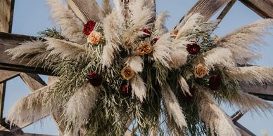 Wedding Arch flower arrangement