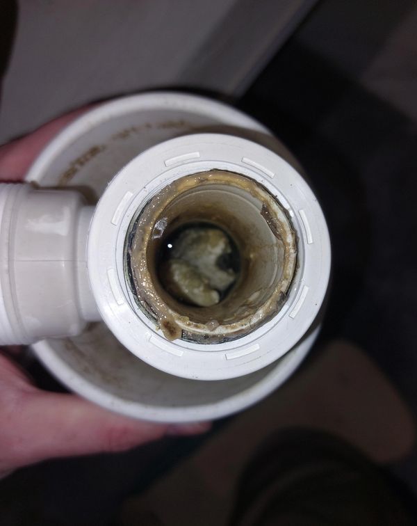 A bathroom sink blocked with candle wax cleared in Hertford