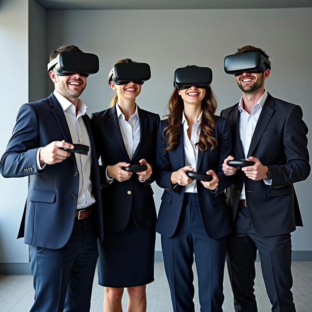 Unique Team Building Activities in Free Roam VR at Retro VRcade