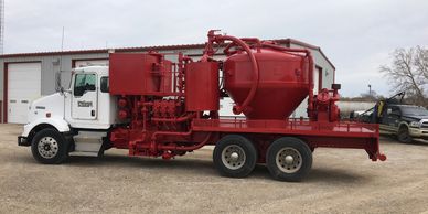 Cement pump truck 