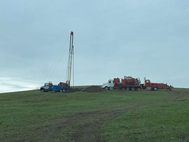 Oilwell power swivel washout & plug job 