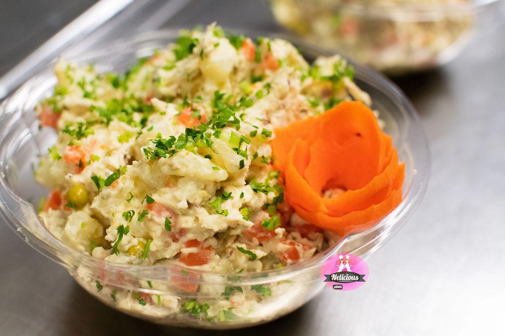 Chicken potato salad