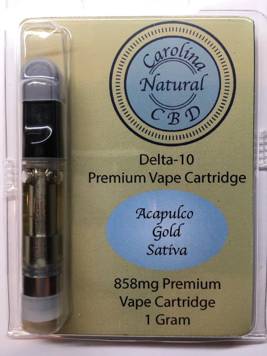 Delta 10 THC 1 gram Vape Cartridge by Carolina Natural CBD