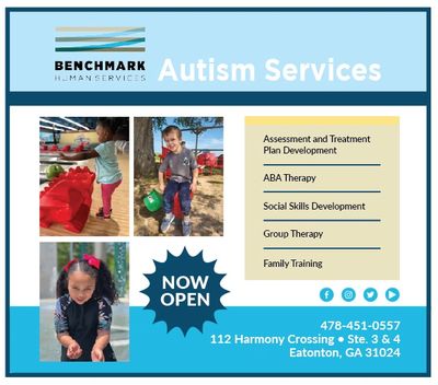 autism services benchmark exclusive coupons only here
Serving the Lake Oconee, Eatonton, Greensboro
