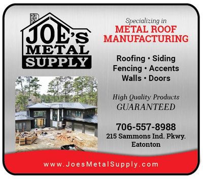 joes metal supply southeast eatonton lake oconee
exclusive coupons only here