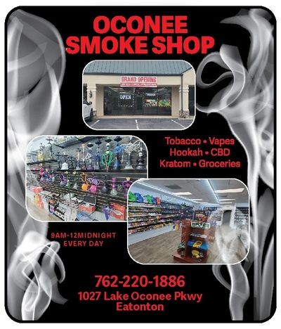 tobacco - vapes - hookah - kratom 
 exclusive coupons only here oconee smoke shop