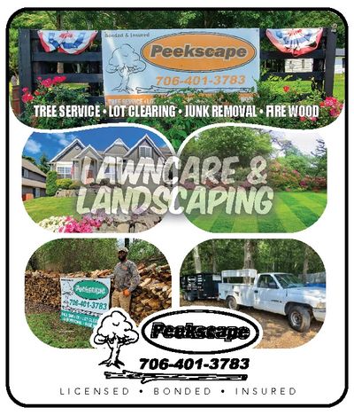 peekscape landscaping eatonton, lake oconee, greensboro, putnam greene, coupons, ga