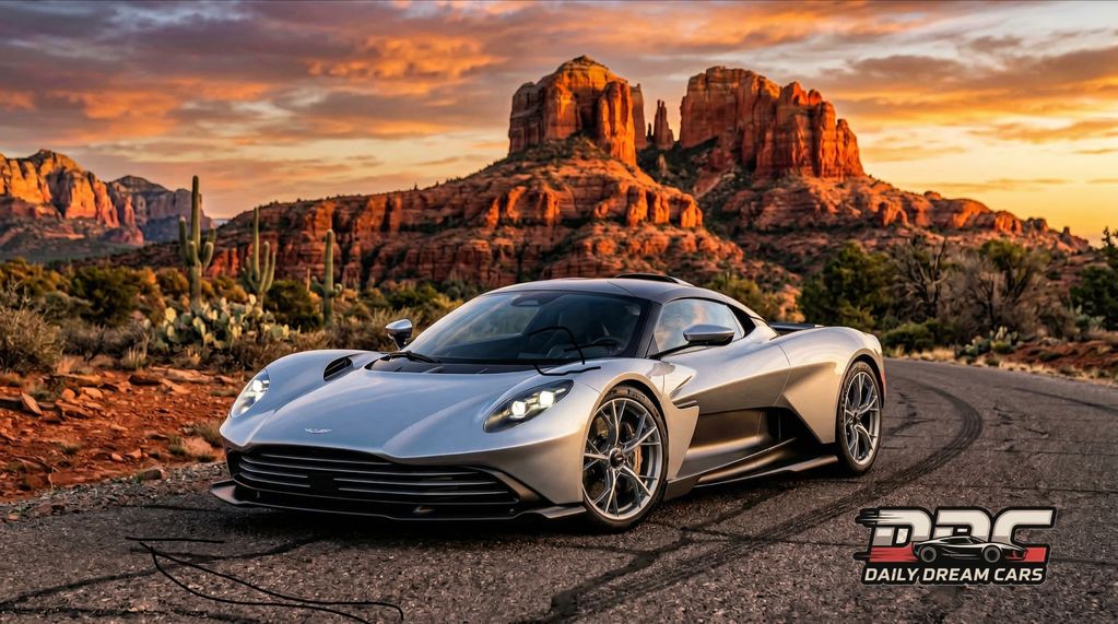AI generated image of a 2025 Aston Martin Valhalla.