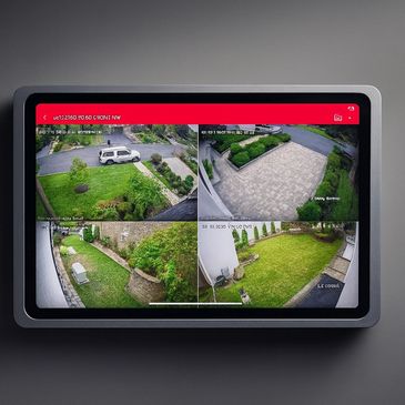 Security camera installed outside residential property NJ