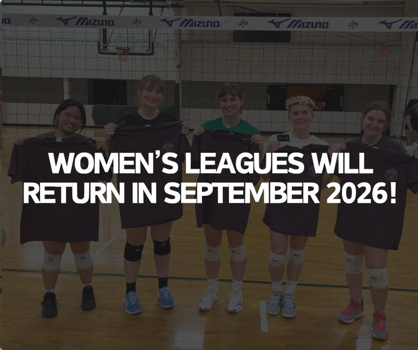 Women’s volleyball leagues will return in September 2026.