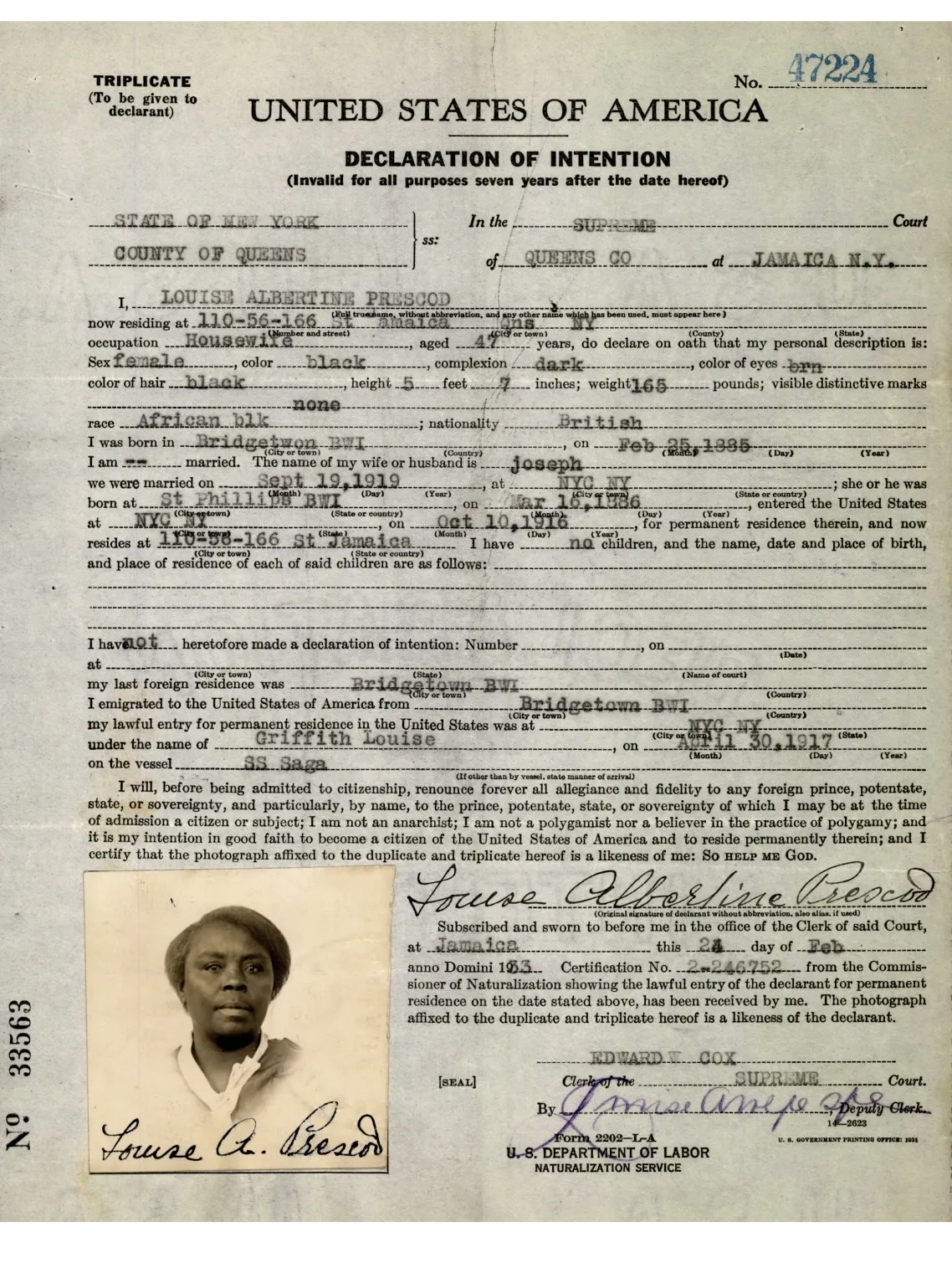 Naturalization Certificate Number Lookup
