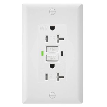 GFCI Outlet, 20 AMP, UL Listed, TR & WR.