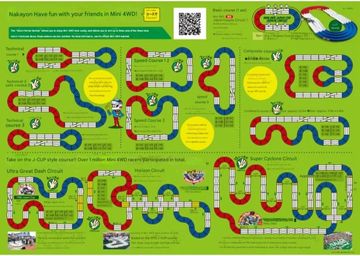 Image of different configurations for setting up 3 lane circuits