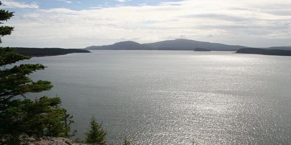 Cadillac Mountain ,Mount Desert Island  and Bar Harbor. IronBound, Bald porcupine and Long Porcupine