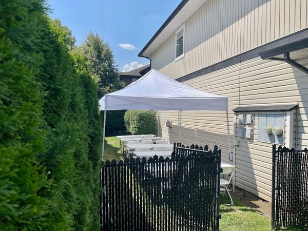 neighbourhood tent party