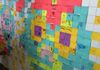 Interactive Post-it Mural for 002 Houston Summer Market - worked collaboratively with WIDE School students