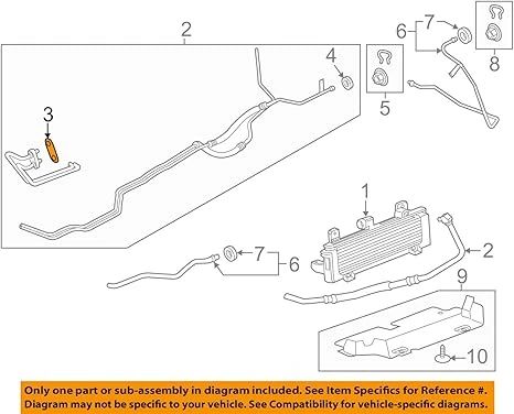23133253 GM 23135703 SEAL-TRANS FLUID CLR PIPE FTG
