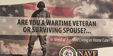 Veterans Assistance (VA).  Help in VA process as well as possible supplemental payment help options.