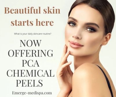 Emerge MediSpa & Wellness Center in Jacksonville, Illinois offers VI Peels and PCA chemical Peels to