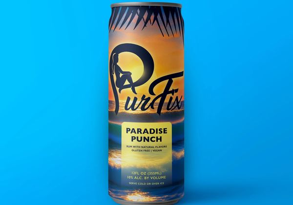 PurFix Paradise Punch #rum #readytodrink #glutenfree #vegan #specialitycocktail #fruity #delicious