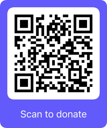 Scan this code to donate to HASB-KC. Use the "Change Amount" button as needed.