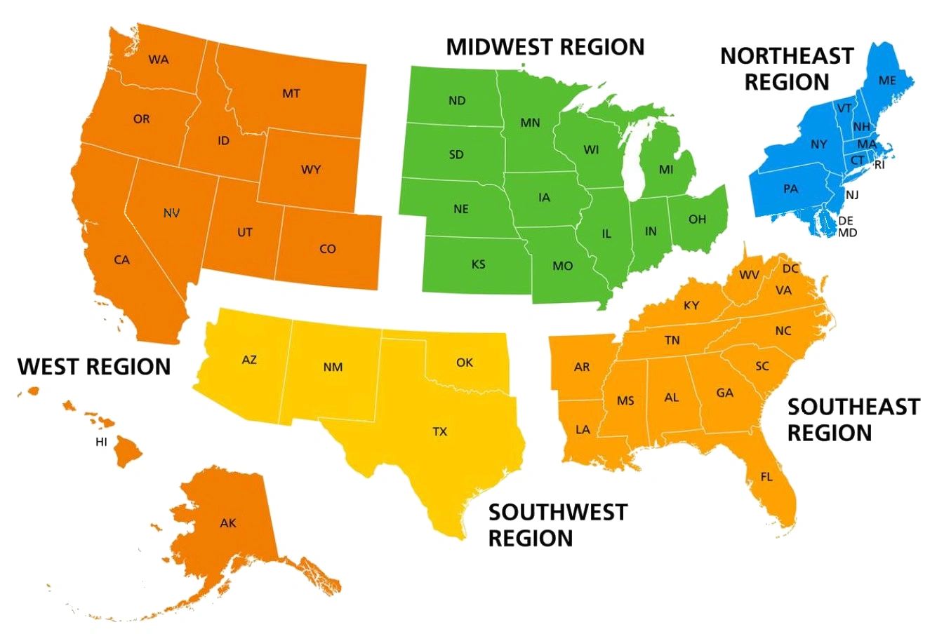 Search for Plastic Surgeons by Region in the USA