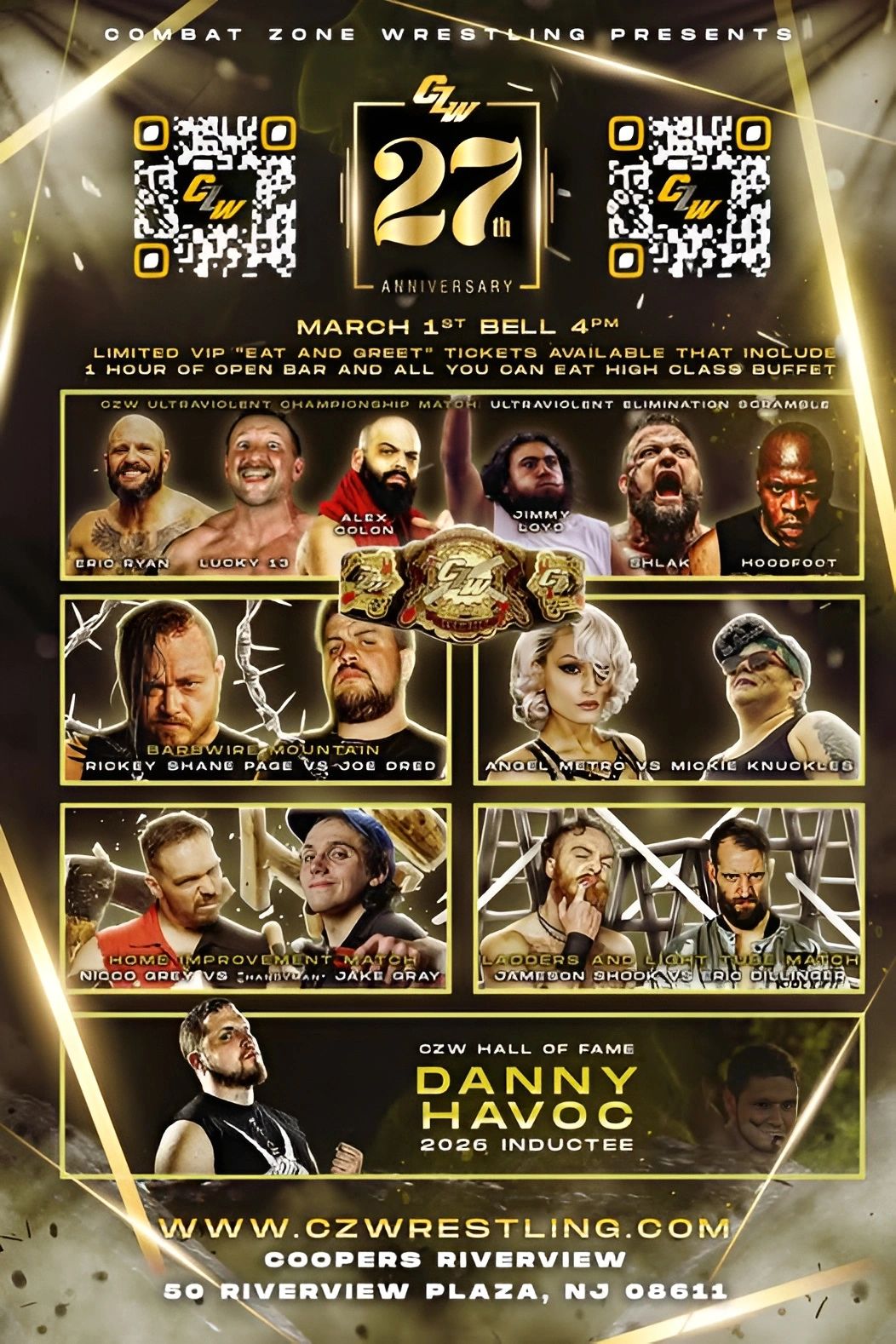 CZW Unleashes 27 Years of Ultraviolent Carnage Live in Trenton NJ