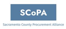 Logo of Sacramento County Procurement Alliance.