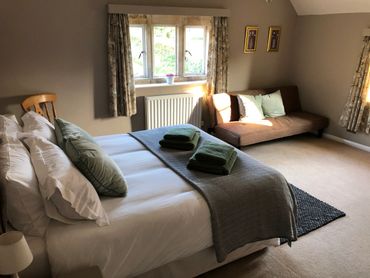 Master bedroom, Kingsize or twin, with optional sofa bed.