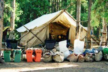 Weminuche Wilderness Outfitter's base camp. Weminuche Wilderness Colorado