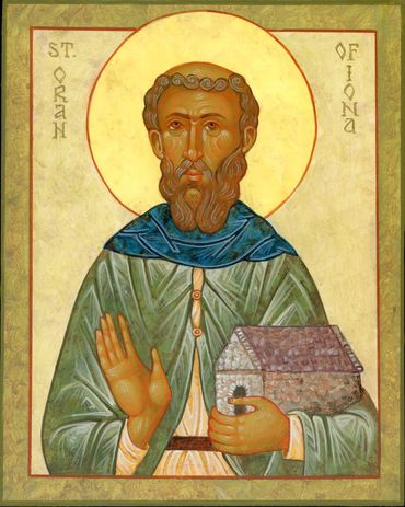 Orthodox Byzantine icon of St. Orin of Iona