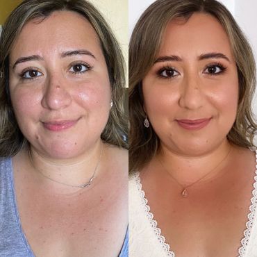 Bridal makeup artist Los Angeles, Wedding Makeup Artist Los Angeles. Before and after, 