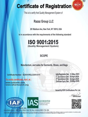 razaz group iso 9001
