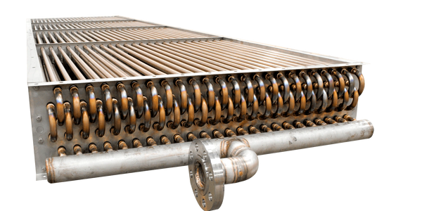 steel heat exchanger with bare tubes 