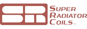light brown logo reading 'Super Radiator Coils'