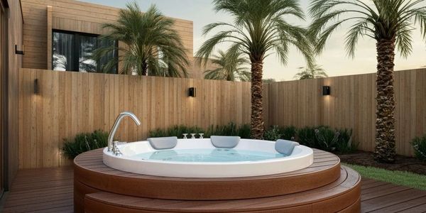 hot tub, spa, outdoor luxuries 