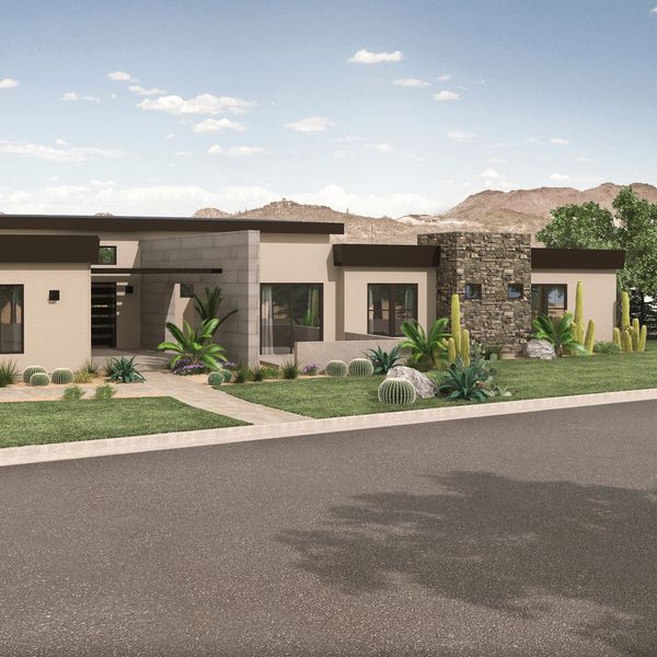 Custom Home in North Phoenix, built by American Premier Builder.