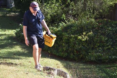 Phil from AP Pest conducting a termite inspection