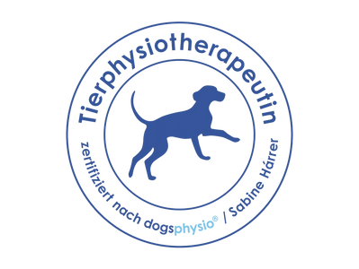 zertifizierte Tierphysiotherapeutin nach dogsphysio / Sabine Hárrer