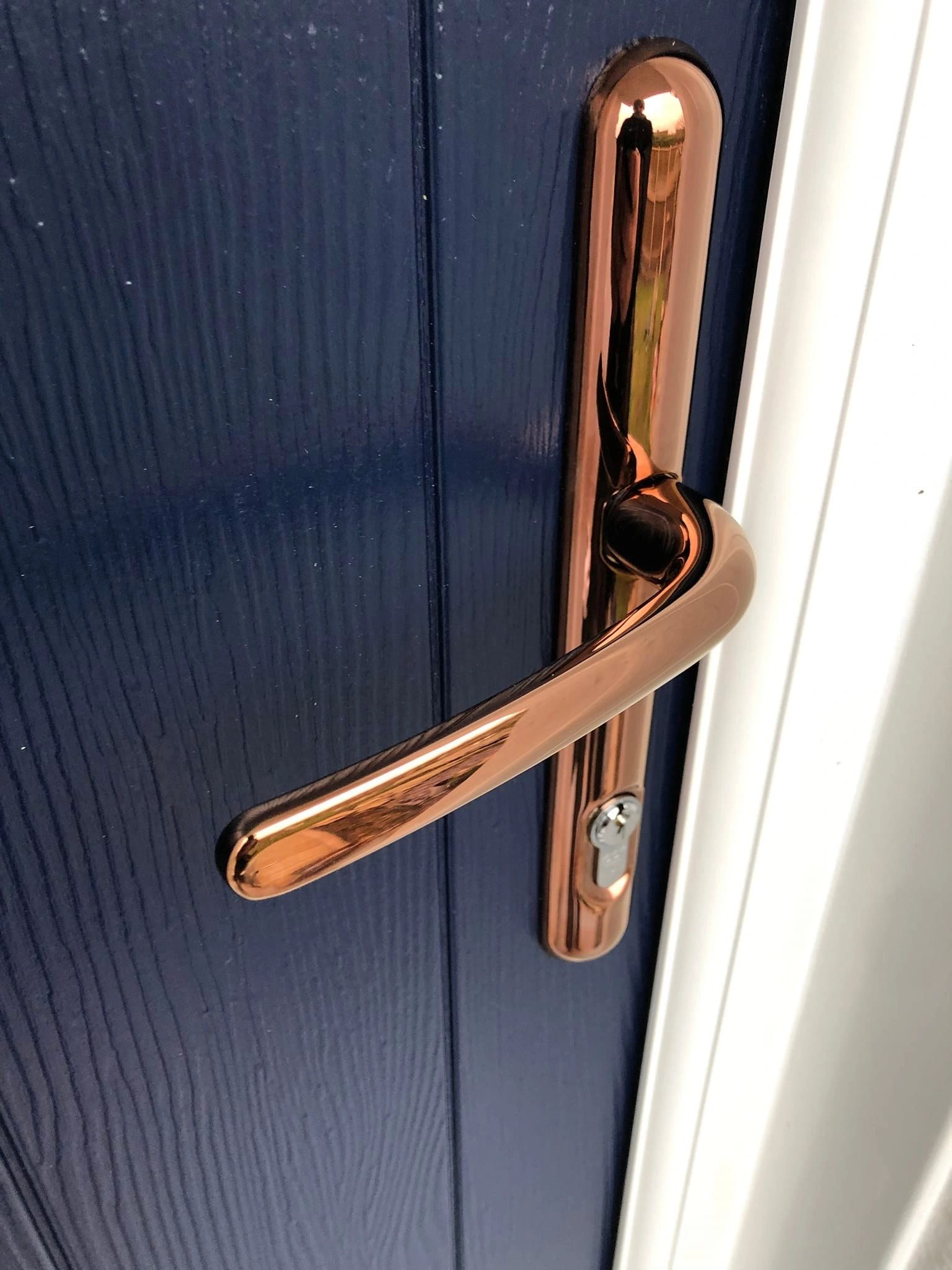 Sweet door handle and door furniture range