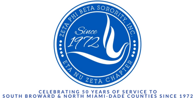 ZEta Phi beta sorority
Eta nu zeta Chapter
miami gardens, fl 