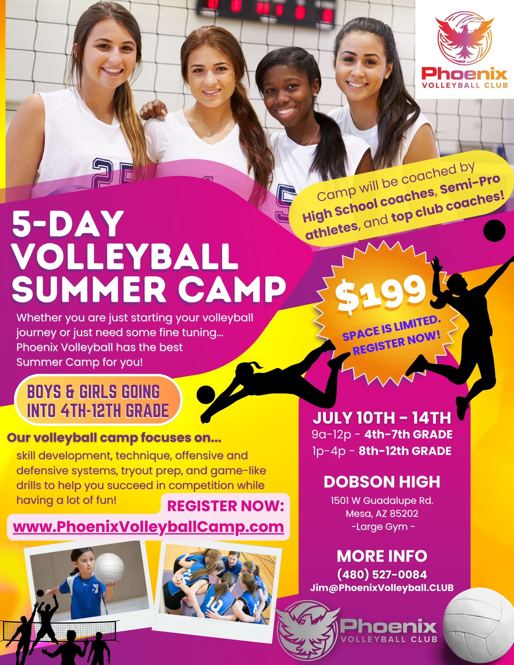 Phoenix Volleyball Club Girls Volleyball Mesa, Boys Volleyball