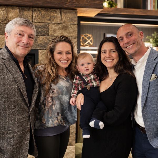 Mark's Family: Mark, Michelle (wife), Enzo (grandson), Jana (daughter-in-law) and Zack (Son).