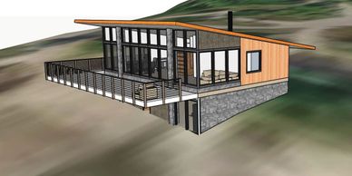Mountain home design